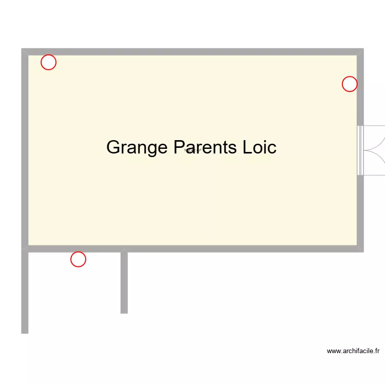 Chez Patrick Serres. Plan de 