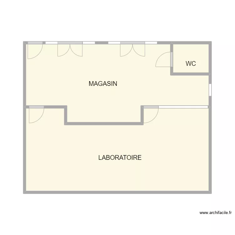 boulangerie rdc 2. Plan de 3 et 43 m² boulangerie rdc 2. Plan de 3 et 43 m²