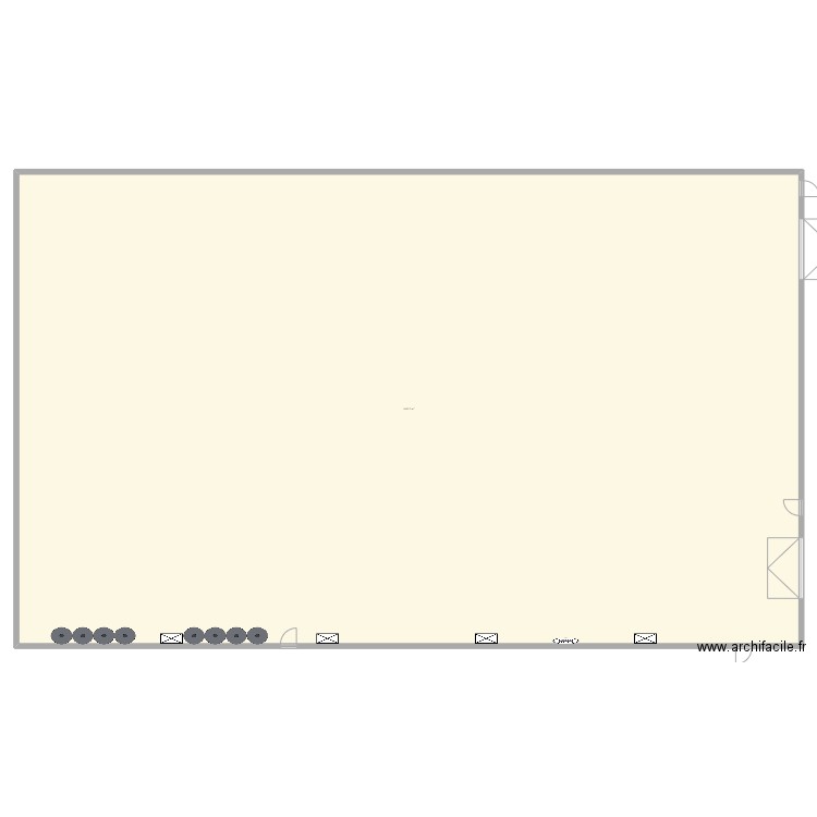 brasserie. Plan de 0 pièce et 0 m2