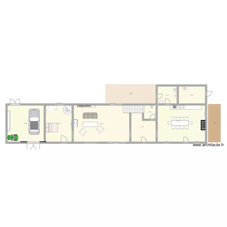 La pointe 2. Plan de 14 Pièces et 275 m²
