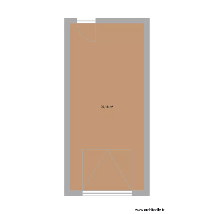 garage Andréa. Plan de 1 et 29 m² garage Andréa. Plan de 1 et 29 m²