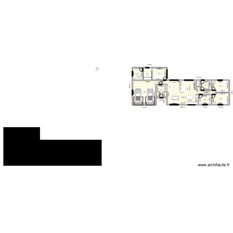 PLAN A. Plan de 14  et 178 m²