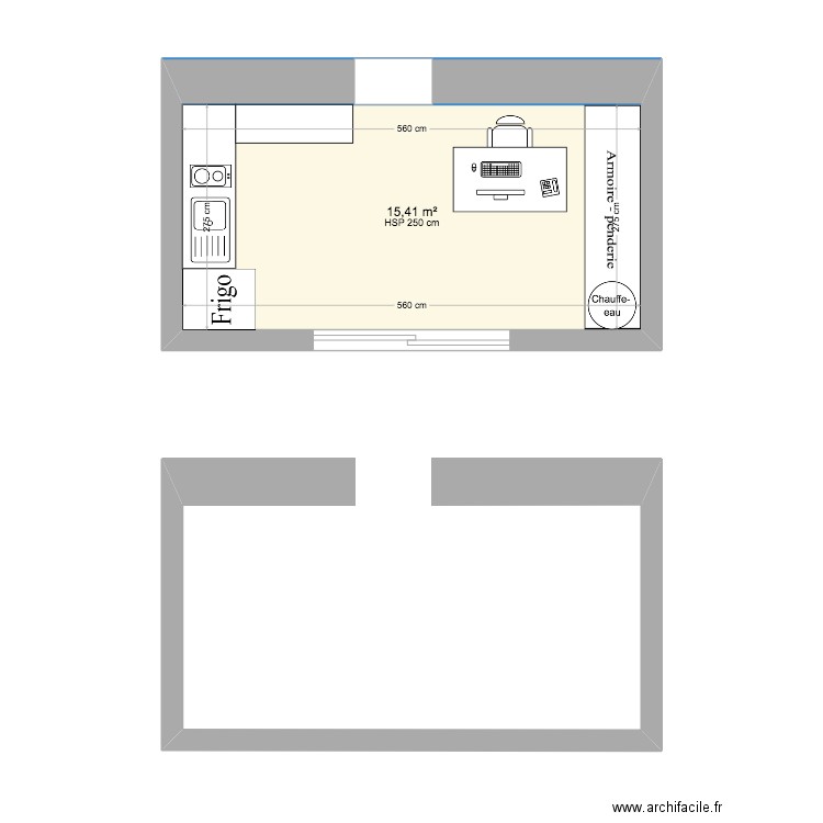 sous maison. Plan de 0 pièce et 0 m2