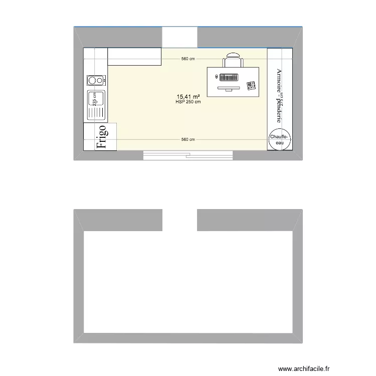 sous maison. Plan de 