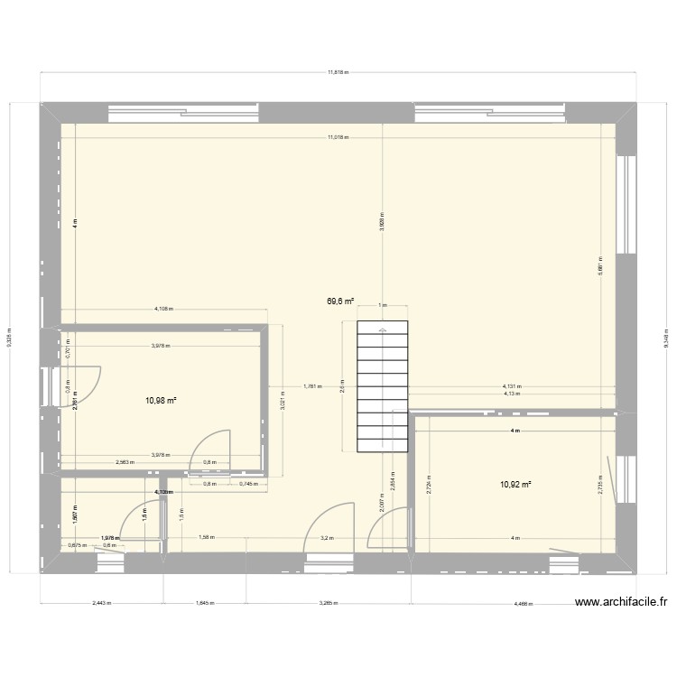 STADTBREDIMUS. Plan de 0 pièce et 0 m2