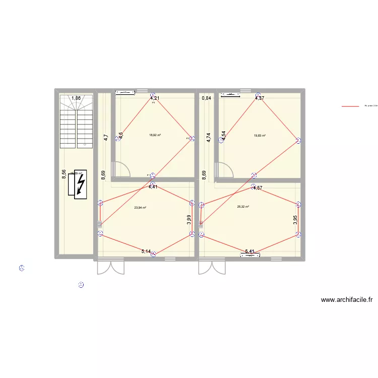 YACOUBA. Plan de 5  et 104 m²