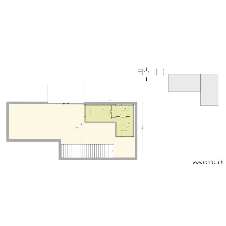 Serena. Plan de 2 pièces et 112 m2