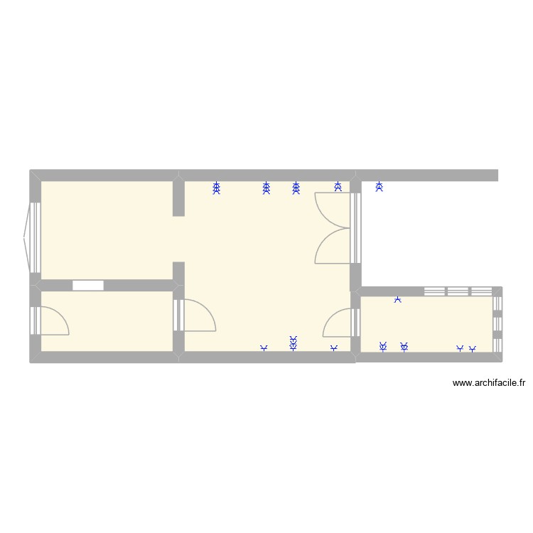 maison contr&ocirc;le elec. Plan de 0 pièce et 0 m2