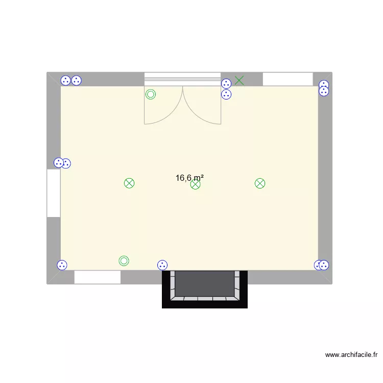 PISSELOUP SALLE A MANGER. Plan de 