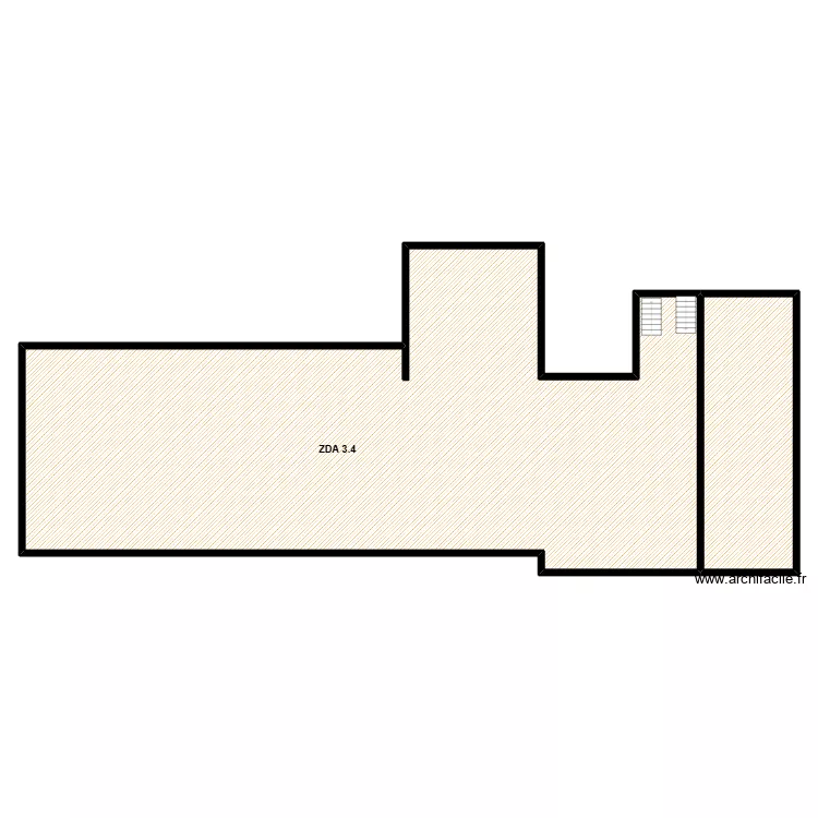 Afor 2eme combles. Plan de 