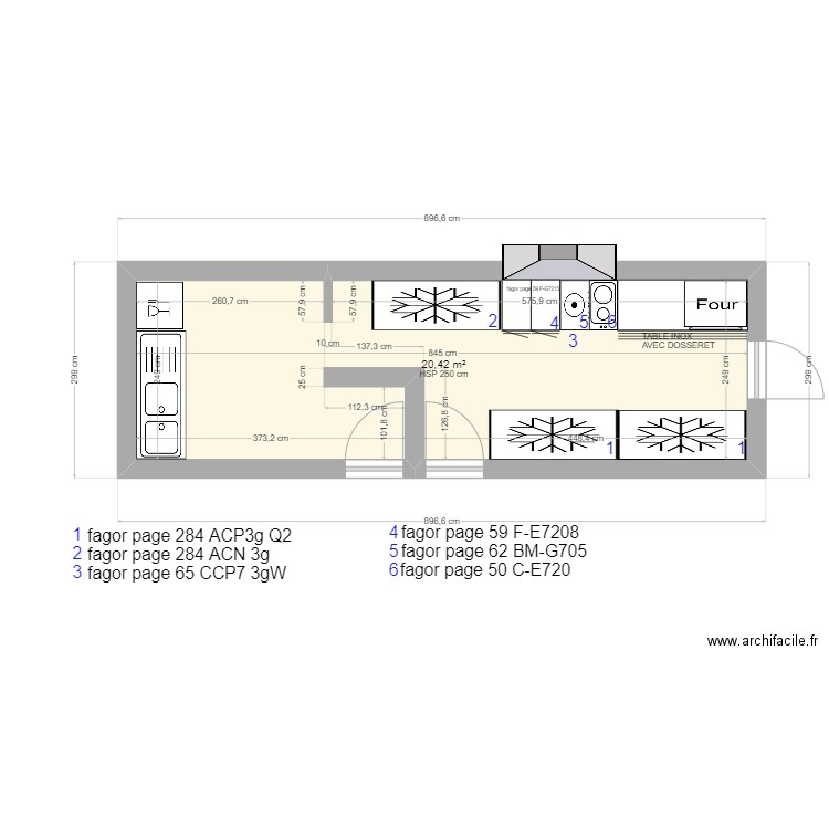 le Colisée 2. Plan de 1 pièce et 20 m2