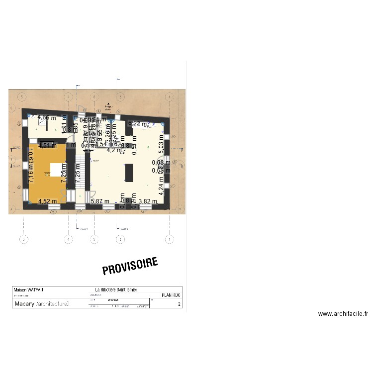 la ribotiere electricité. Plan de 2 pièces et 183 m2