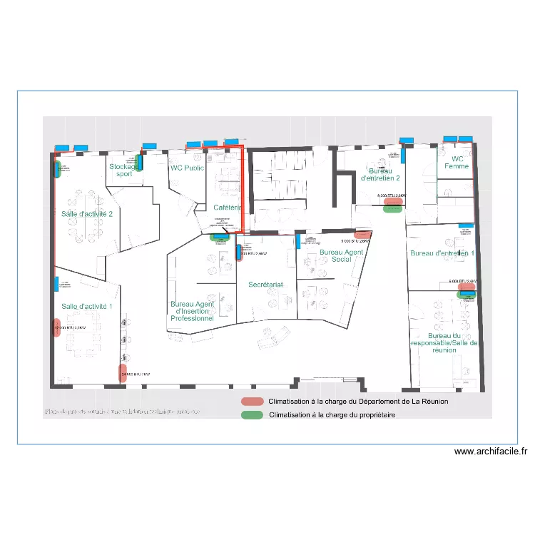 Academie des dalon . Plan de 