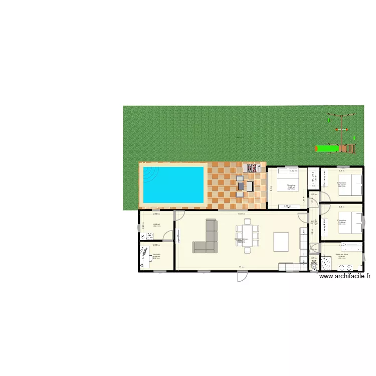 maison. Plan de 9 et 118 m² maison. Plan de 9 et 118 m²