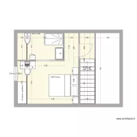 Plan étage annexe projeté 2