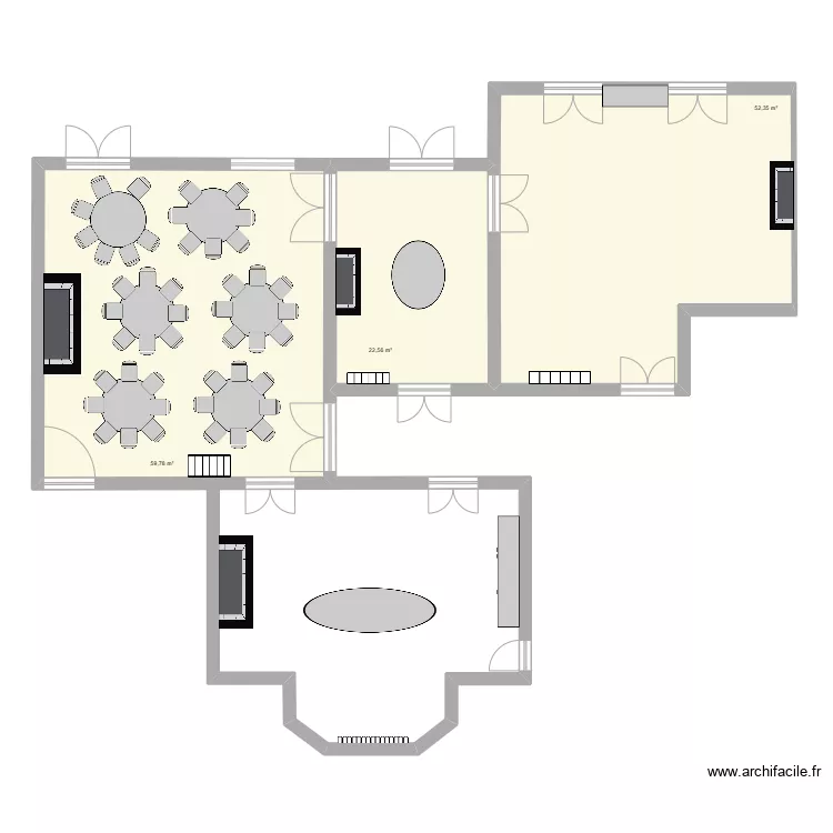 RDC Chateau Typology. Plan de RDC Chateau Typology. Plan de