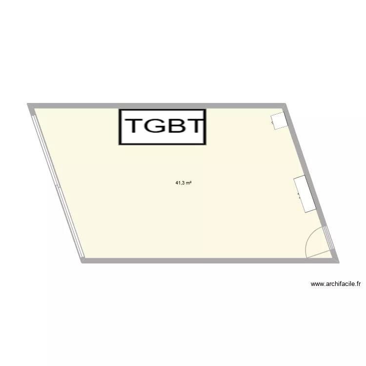 classe. Plan de 1 pièce et 41 m² classe. Plan de 1 pièce et 41 m²