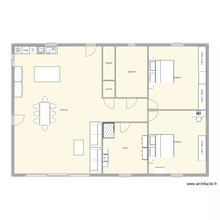 sainte cecile les vignes. Plan de 7 et 148 m² sainte cecile les vignes. Plan de 7 et 148 m²