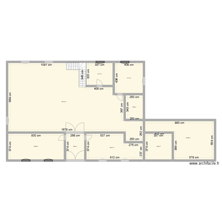 bure. Plan de 0 pièce et 0 m2