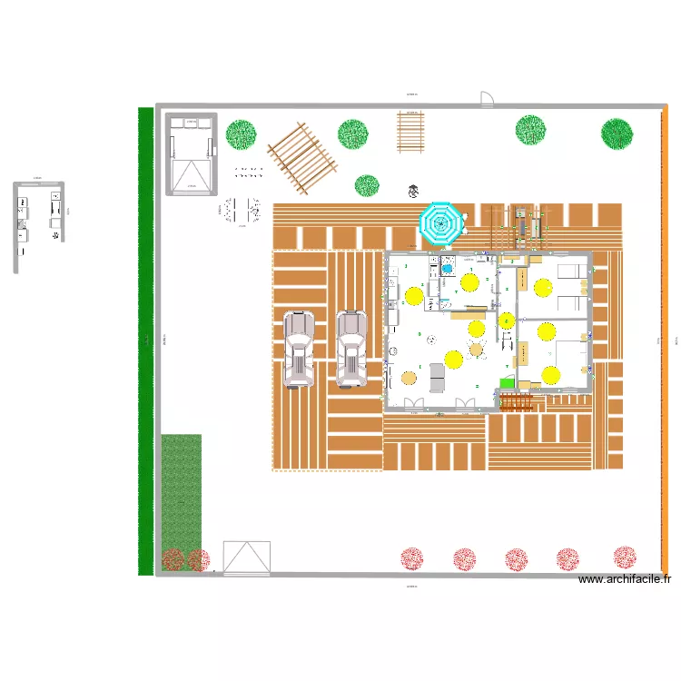 maison 2. Plan de 