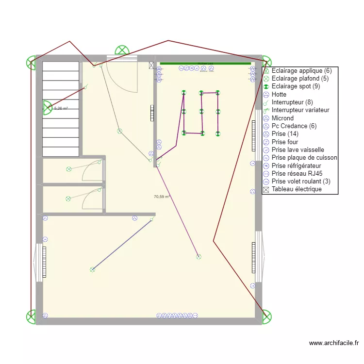 RDC Saclas. Plan de RDC Saclas. Plan de