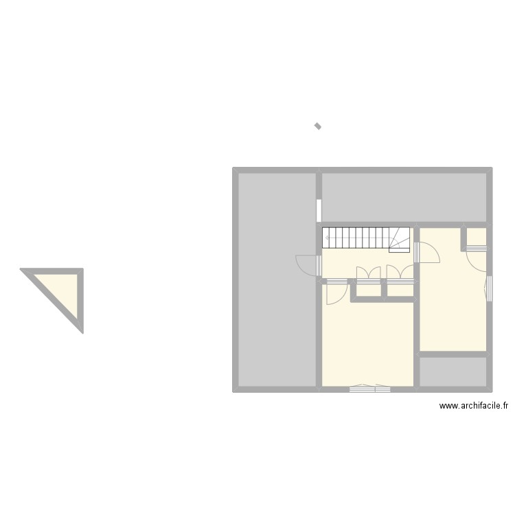 CHEVALLIER - BIHOREL. Plan de 26 pièces et 225 m2