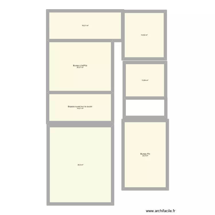 SAG. Plan de 7  et 143 m²