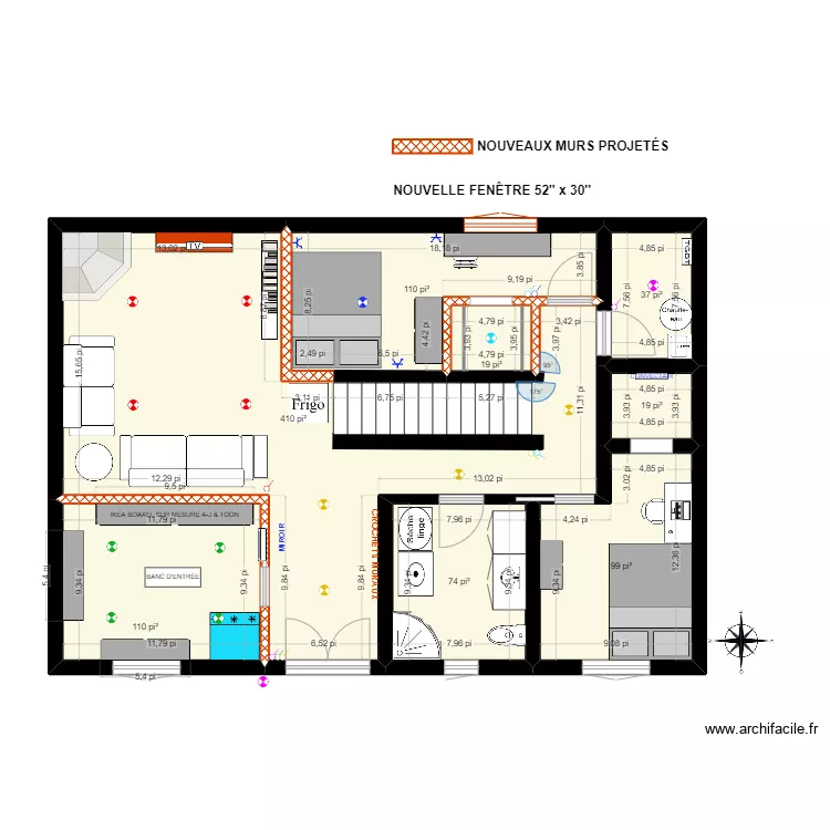 croquis Maison Toon - Sous-sol 1.12. Plan de 