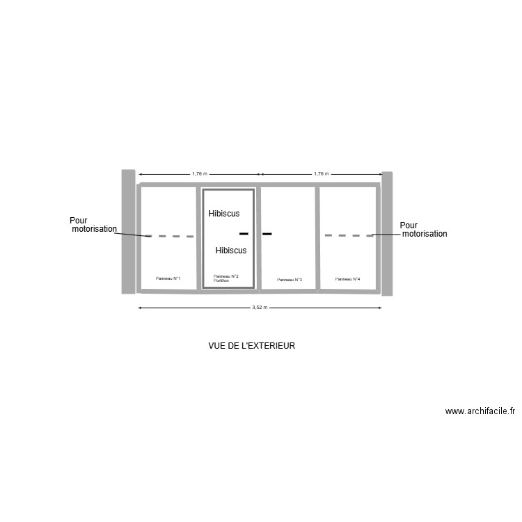 battant 2. Plan de 0 pièce et 0 m2