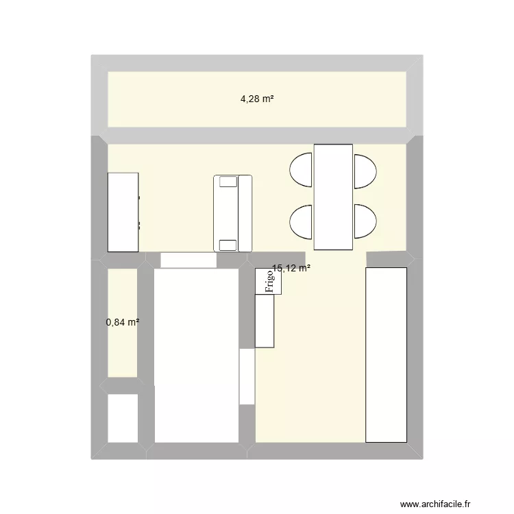 plan ronchin pas bonnes mesures. Plan de 3  et 20 m²
