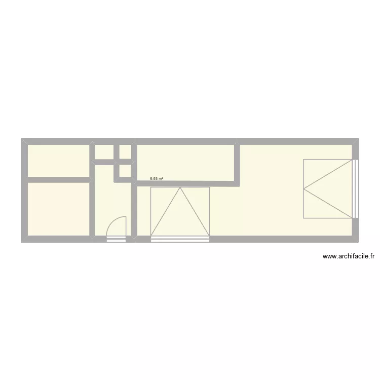 STE GEN. Plan de 4  et 46 m²