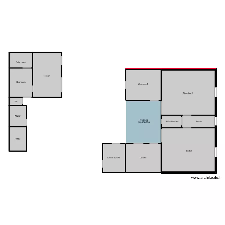 decorbier plan termites. Plan de 14  et 151 m²
