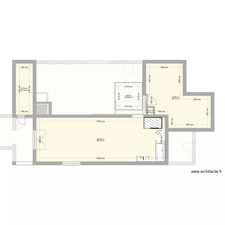 Plan avec 1ER Etage SDB. Plan de Plan avec 1ER Etage SDB. Plan de