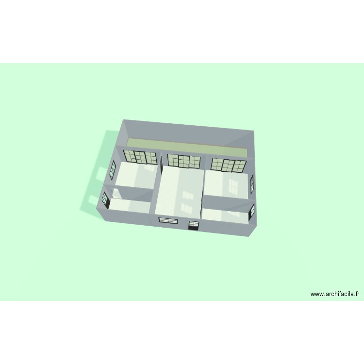 Maison version 1. Plan de 6 pièces et 106 m2