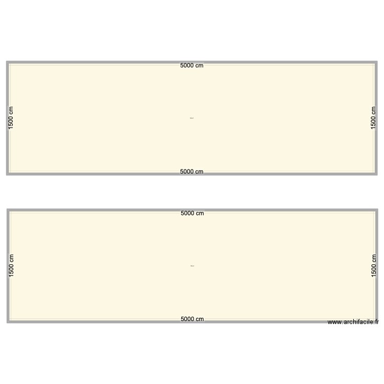 Aménagement des bureaux. Plan de 2 pièces et 1500 m2