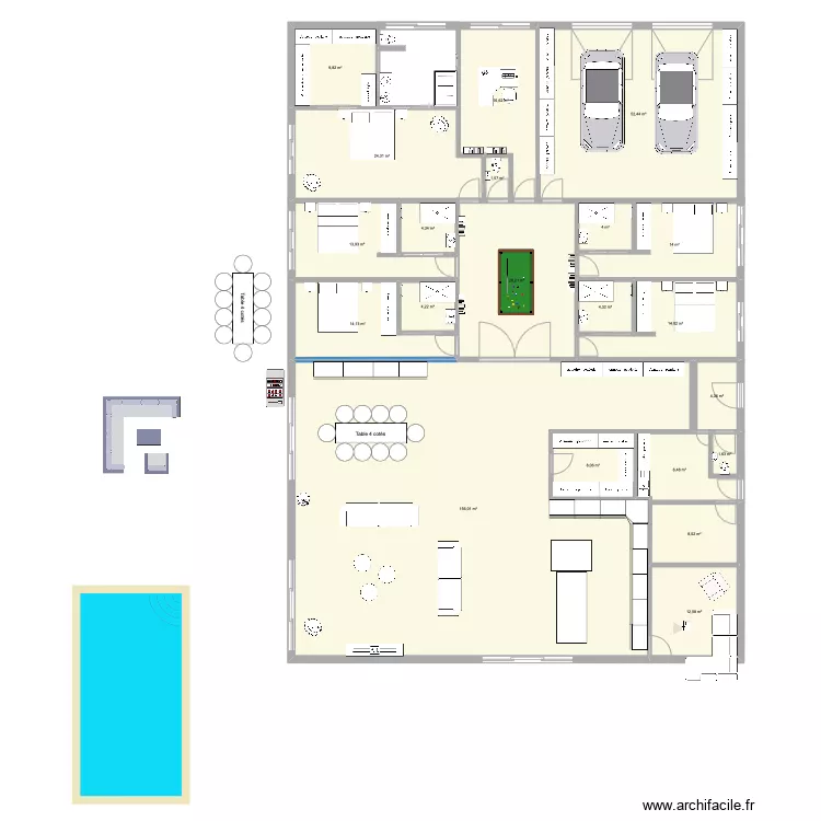 La Graffeuille V2. Plan de 