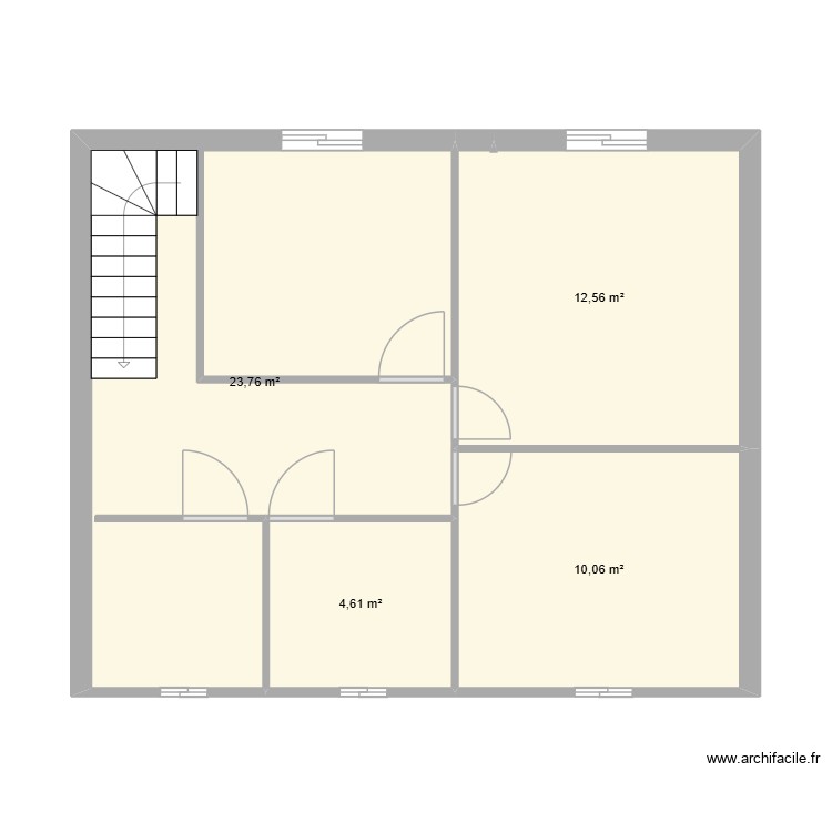 etage maison philippe. Plan de 0 pièce et 0 m2