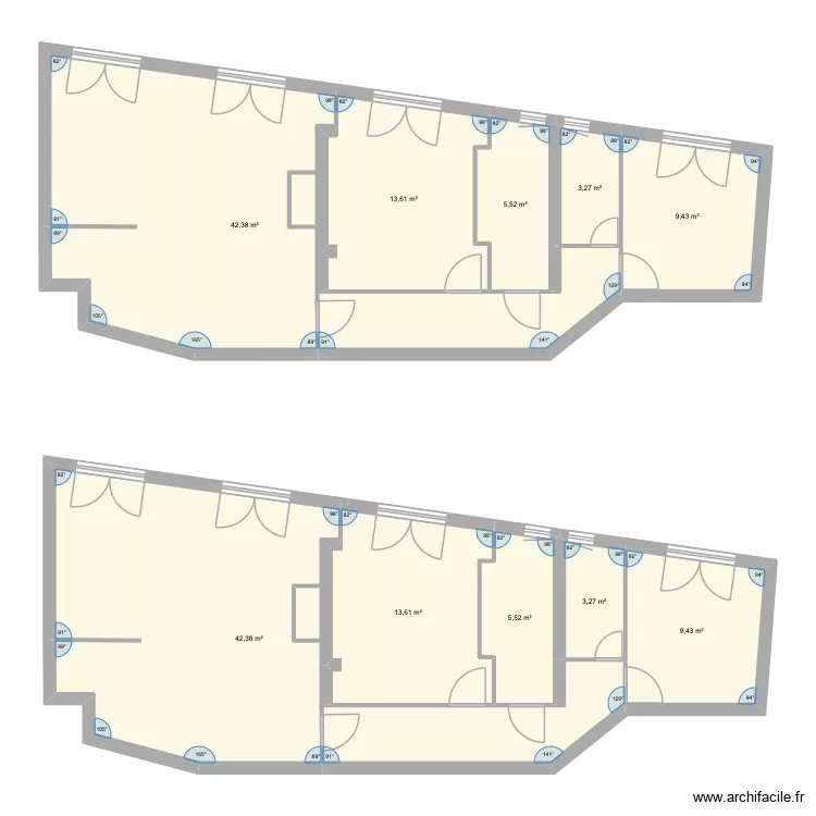 Plan App Version 1. Plan de 10  et 148 m²