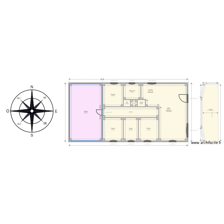 pascal. Plan de 12 pièces et 281 m2