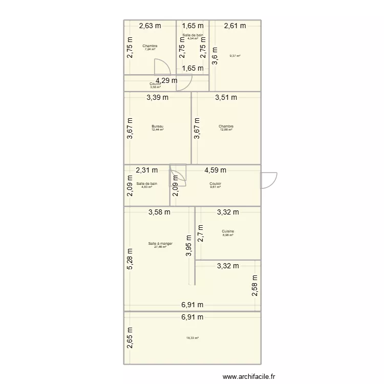 Incendie. Plan de 11 et 119 m² Incendie. Plan de 11 et 119 m²
