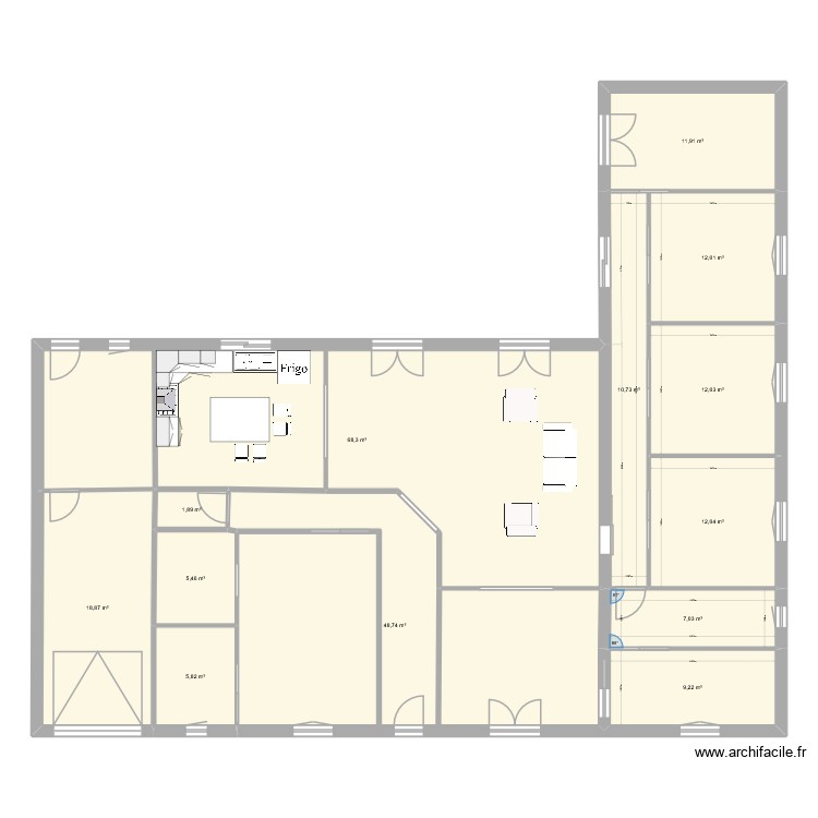 projet maison. Plan de 0 pièce et 0 m2