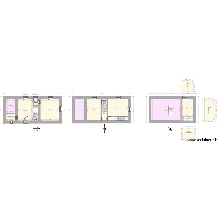ML24006420 VILLEMIN. Plan de 15 pièces et 155 m2