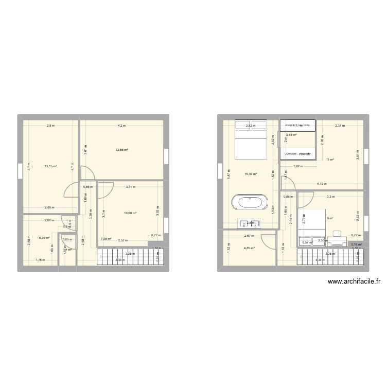 maison pcf. Plan de 0 pièce et 0 m2