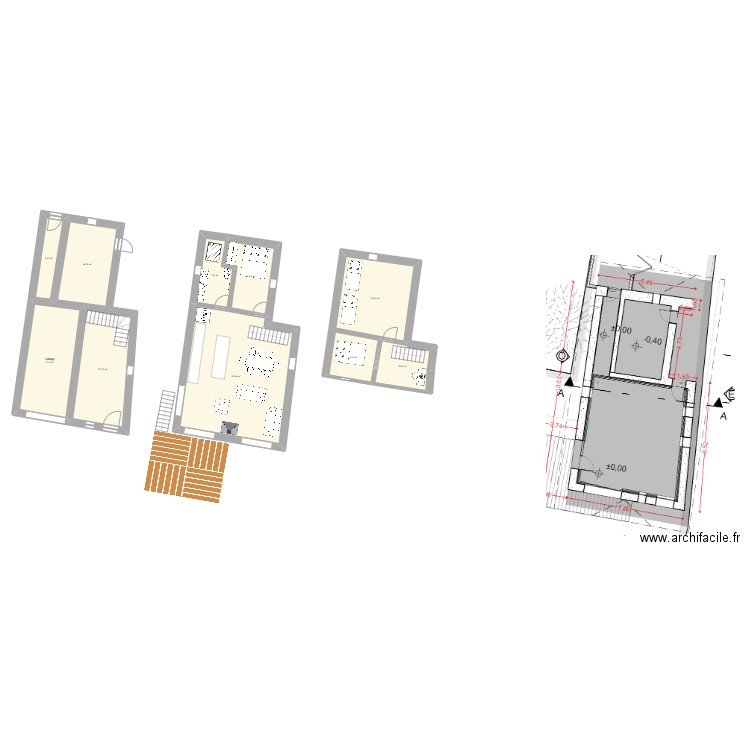Aillon v2. Plan de 10 pièces et 174 m2