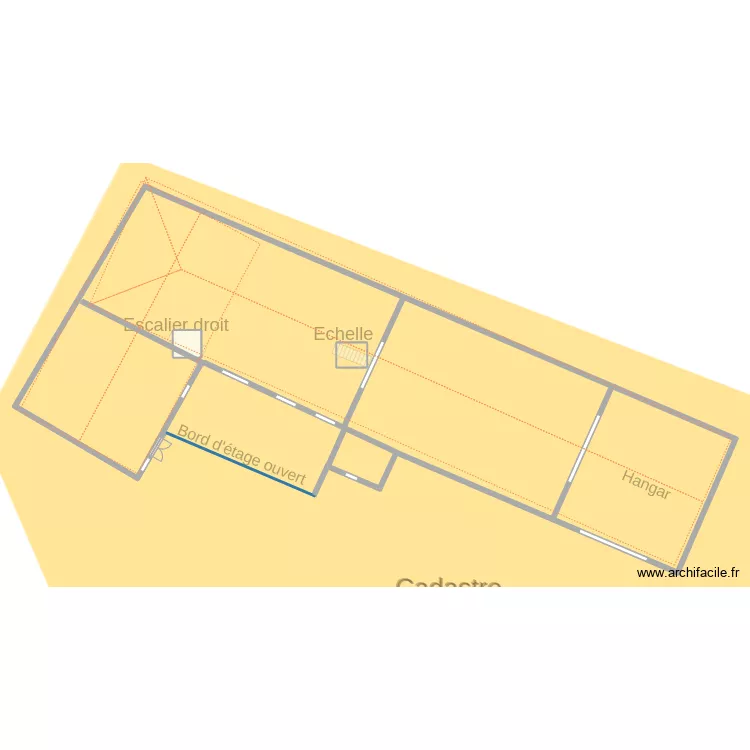 D&eacute;pendances Rdc. Plan de 