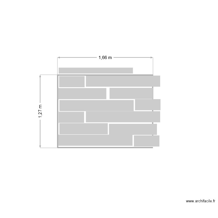 SDB 1 parquet. Plan de 0 pièce et 0 m2