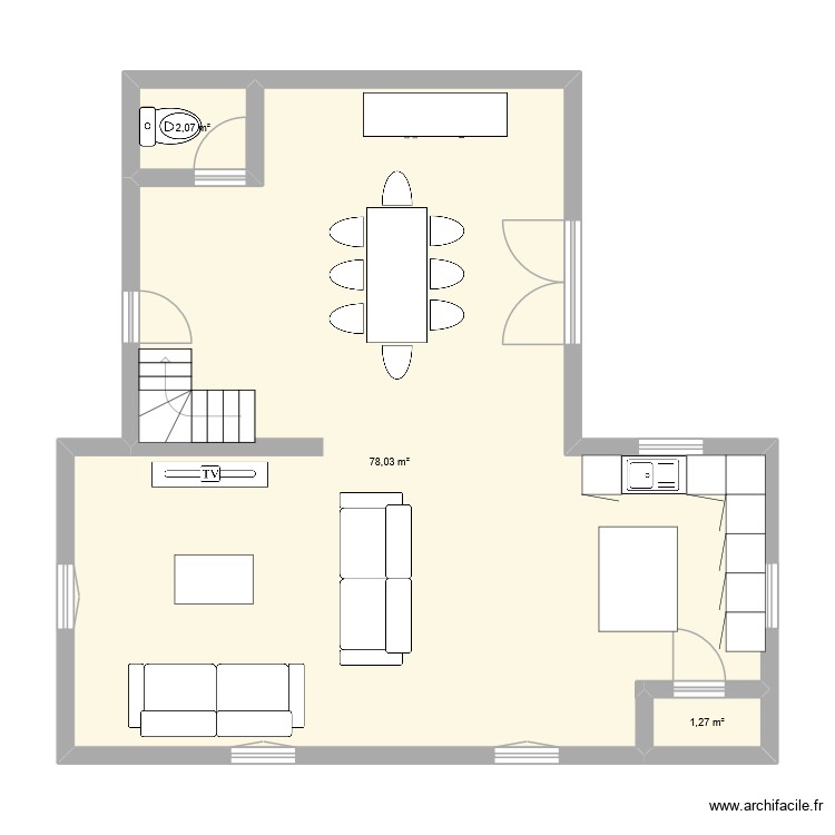 Maison2. Plan de 0 pièce et 0 m2
