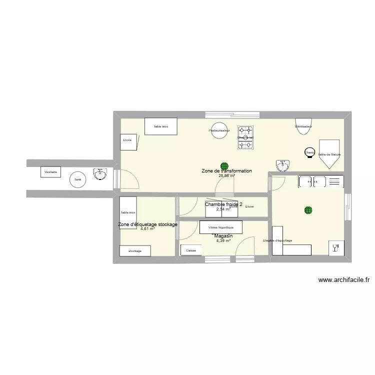 LABORATOIRE. Plan de 