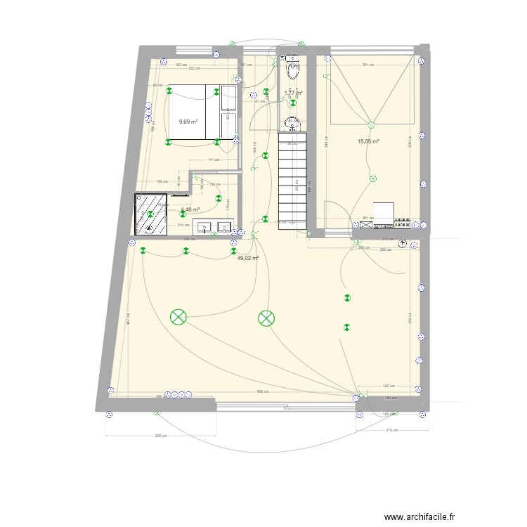 argentin  2. Plan de 9 pièces et 140 m2