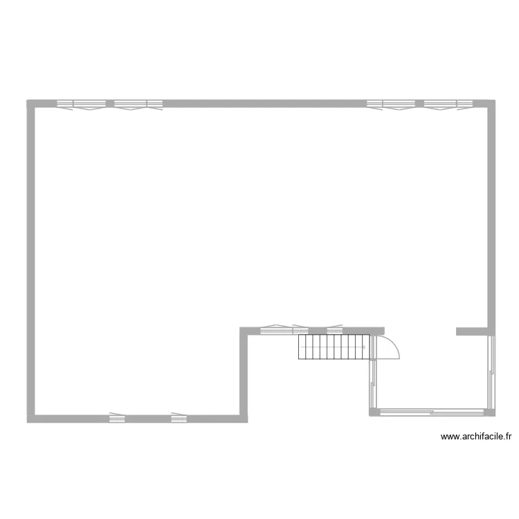 Maison LESAUVAGE 1er étage. Plan de Maison LESAUVAGE 1er étage. Plan de